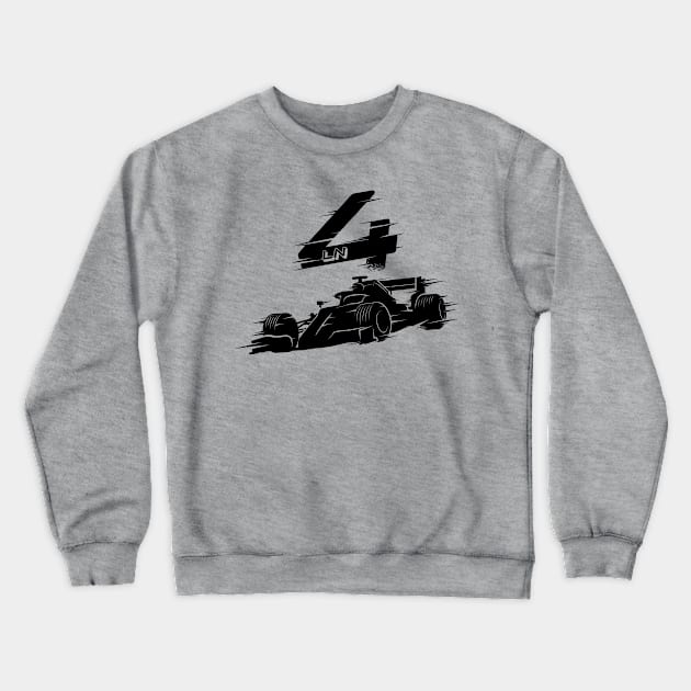 We Race On! 4 [Black] Crewneck Sweatshirt by DCLawrenceUK